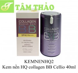 Kem nền HQ collagen BB Cellio 40ml 8809347960334